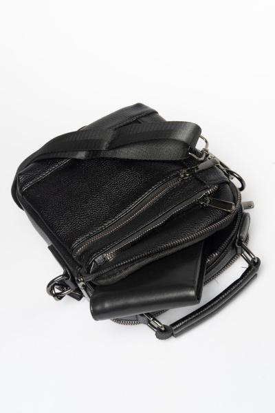 фото 418-02 8231-2 Сумка кросс-боди мужская экокожа DE-GOSA черный