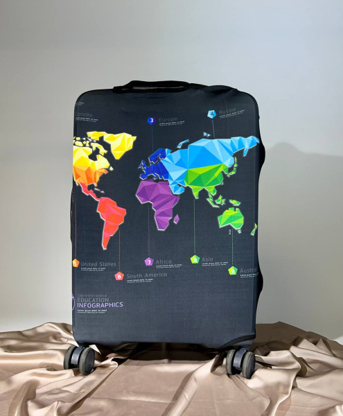 фото 403-78 L(26-28) Чехол для чемодана  В Ассортименте