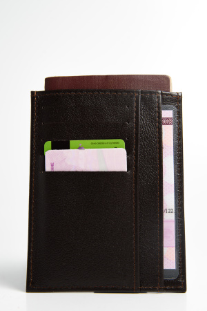 фото 347-63 П 118 Обложка для документов De-Gosa Коричневый