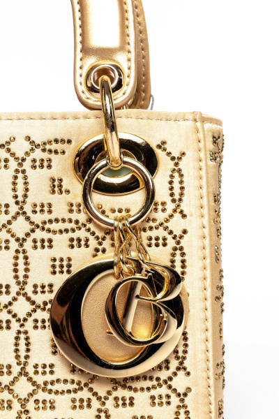 436-79 GD012405122 Сумка стракчэд женская экокожа Chrisbella золотой