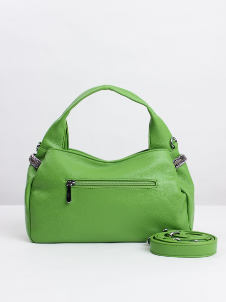 442-53 5250 Сумка хобо женская экокожа Safenta зеленый