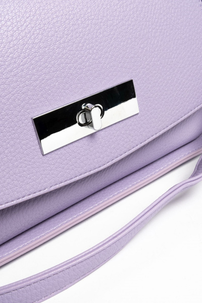 421-64 Y1738-1K Сумка стракчэд женская экокожа Ludor фиолетовый