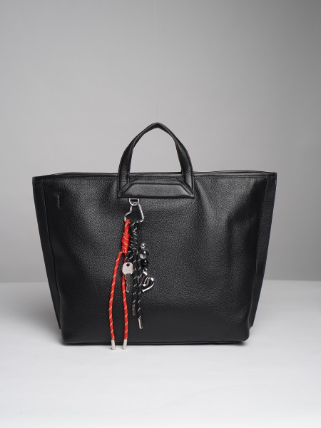 фото 451-22 8561 Сумка шоппер женская натуральная кожа Ludor черный