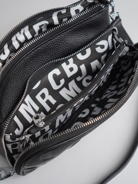 фото 451-27 6003 Сумка кросс-боди женская натуральная кожа Ludor черный