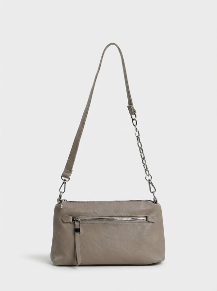 фото 456-15 550275 Сумка кросс-боди женская экокожа Ludor темно-бежевый