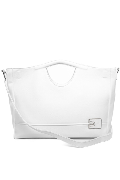 444-08 58168 Сумка тоут женская экокожа Safenta белый 444-08 58168 Сумка тоут женская экокожа Safenta белый