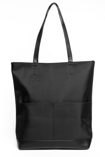 434-67 2079-1 Сумка шоппер женская текстиль Ludor черный фото 434-67 2079-1 Сумка шоппер женская текстиль Ludor черный