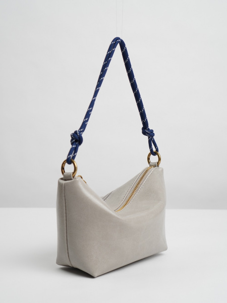 фото 454-22 550242 Сумка кросс-боди женская экокожа Ludor светло-серый