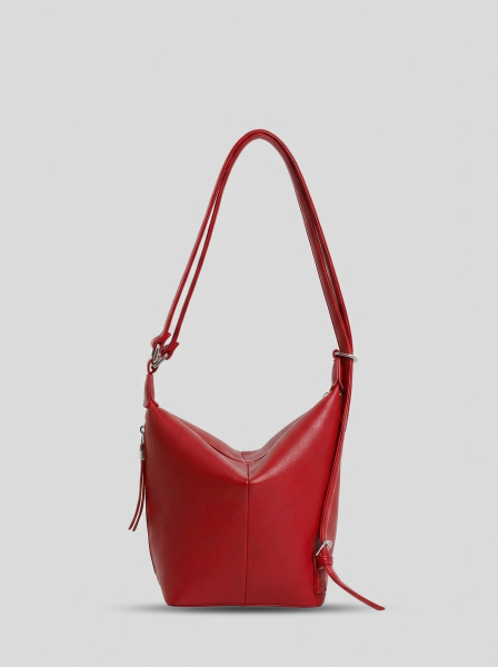 фото 456-25 550287 Рюкзак женский экокожа Ludor красный