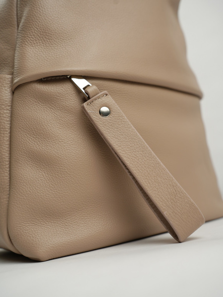 фото 456-40 699 Рюкзак женский натуральная кожа Ludor бежевый