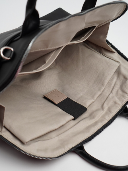 453-52 СМ7814 Сумка доум женская экокожа David Jones черный