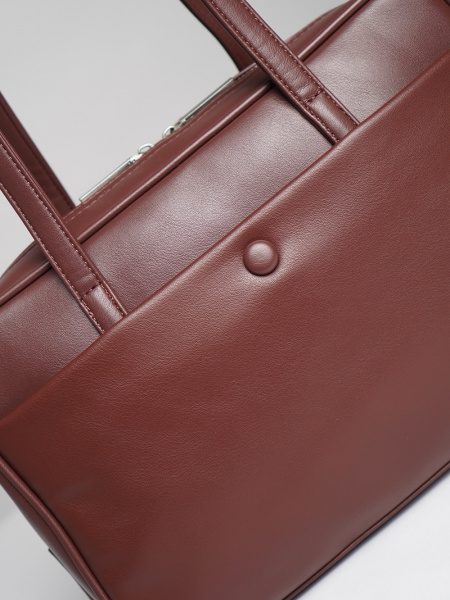 451-45 550240 Сумка доум женская экокожа Ludor коричневый