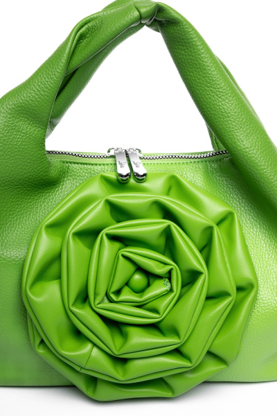 443-81 5151-2 Сумка хобо женская экокожа Safenta зеленый