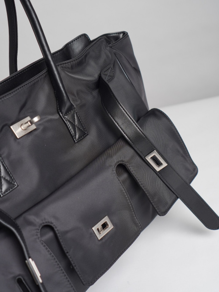 фото 451-29 550248 Сумка шоппер женская текстиль Ludor черный