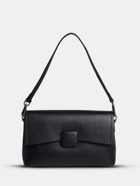 453-36 6016-1 Сумка кросс-боди женская натуральная кожа Ludor черный фото 453-36 6016-1 Сумка кросс-боди женская натуральная кожа Ludor черный