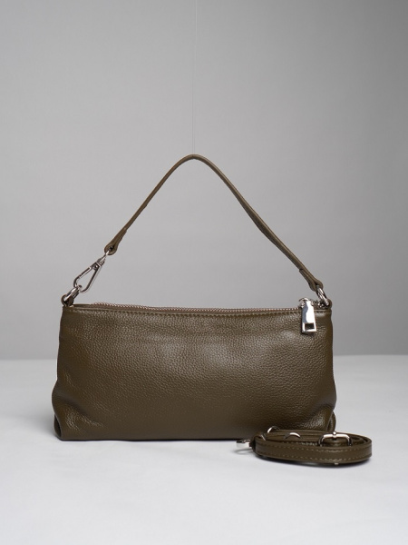 фото 451-97 9020 Клатч женский натуральная кожа Ludor хаки