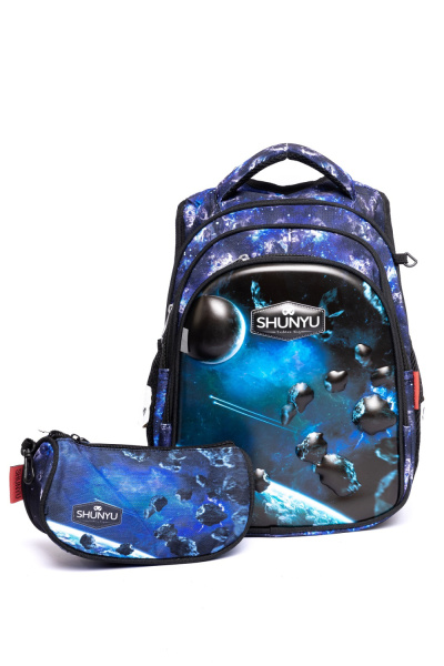 фото 431-49 8802 Ранец для мальчика De-Gosa (bf) темно-синий