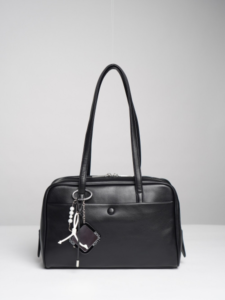 451-43 550240 Сумка доум женская экокожа Ludor черный