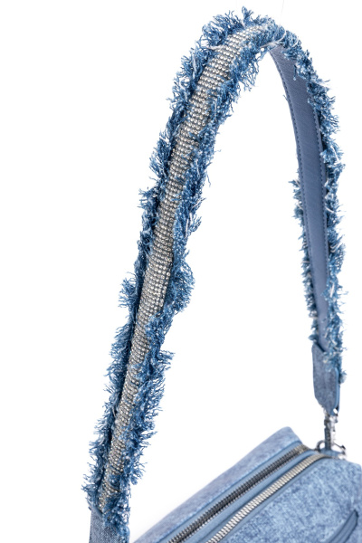 446-60 28110 Сумка кросс-боди женская экокожа Safenta синий фото 446-60 28110 Сумка кросс-боди женская экокожа Safenta синий