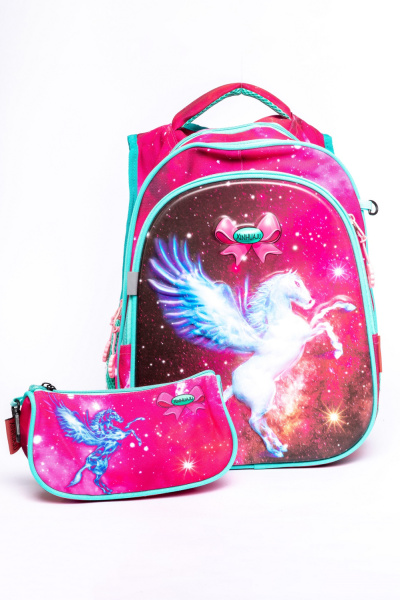 фото 431-47 8816 лошадь Ранец для девочки De-Gosa (bf) розовый