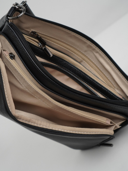 фото 455-44 550261 Сумка кросс-боди женская экокожа Ludor бордовый