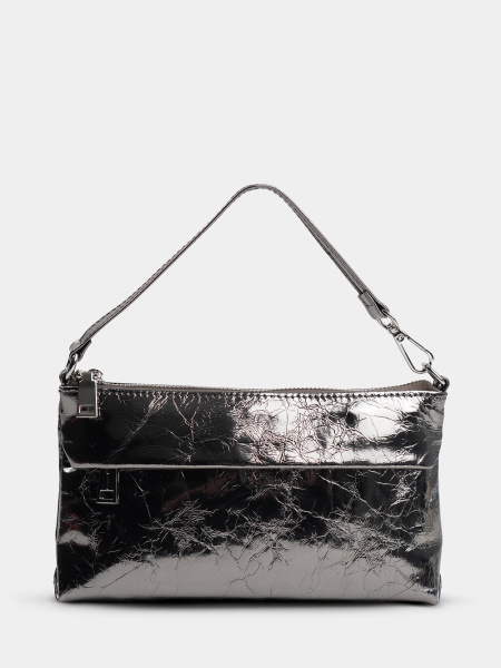 фото 454-36 9020масло Клатч женский натуральная кожа Ludor темно-серебристый