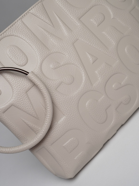 фото 446-69 8119 Сумка кросс-боди женская натуральная кожа Ludor молочный