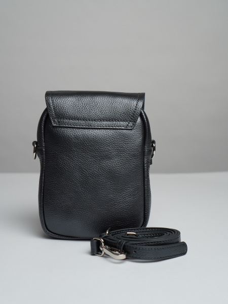 фото 454-77 788 Сумка кросс-боди женская натуральная кожа Ludor серый