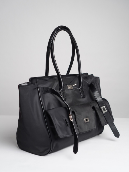 фото 451-29 550248 Сумка шоппер женская текстиль Ludor черный