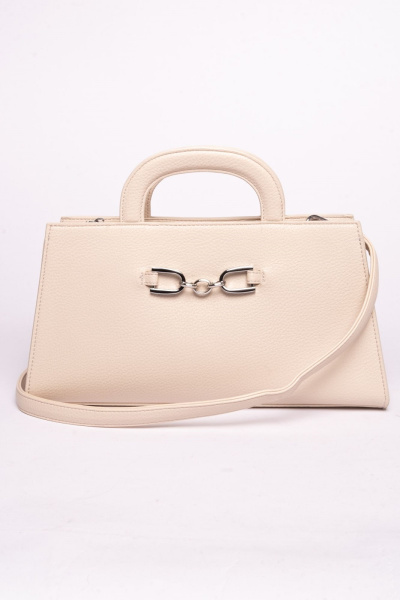 420-84 Y1664-1K Сумка стракчэд женская экокожа Ludor бежевый