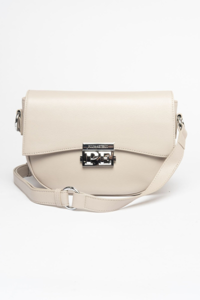 фото 417-07 Q5953 Сумка кросс-боди женская натуральная кожа Polina&Eiterou бежевый