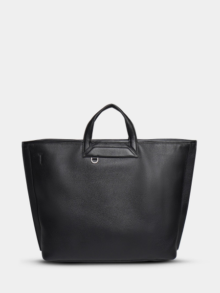 фото 451-22 8561 Сумка шоппер женская натуральная кожа Ludor черный