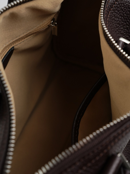 454-68 7726 Сумка доум женская натуральная кожа Ludor темно-коричневый