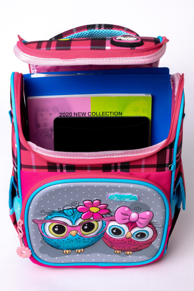 фото 431-41 8012 птицы Ранец для девочки De-Gosa (bf) розовый