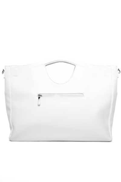 444-08 58168 Сумка тоут женская экокожа Safenta белый