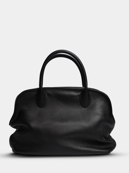 449-74 1885 Сумка доум женская натуральная кожа Ludor черный