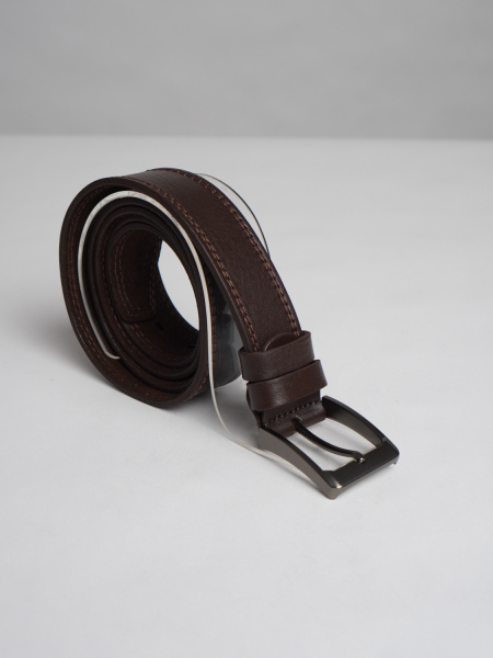 фото 453-03  Ремень мужской DG коричневый