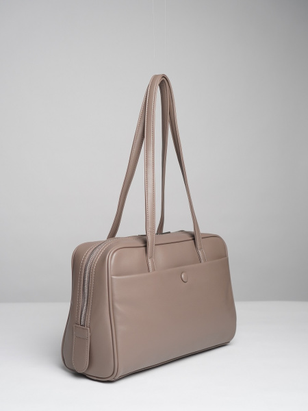 451-44 550240 Сумка доум женская экокожа Ludor бежевый