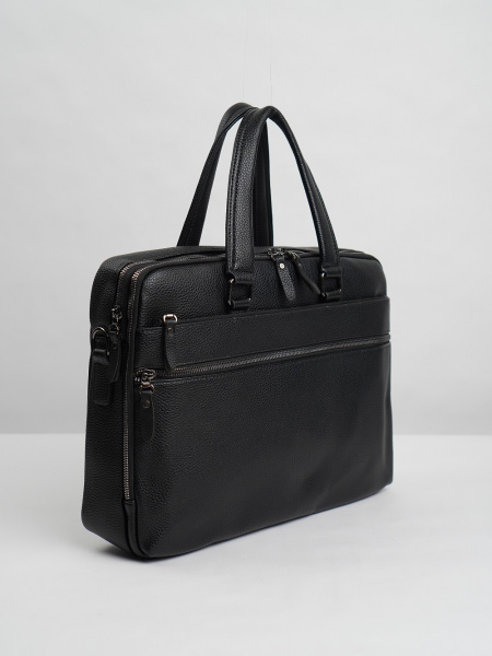 фото 455-17 8193-8 Портфель мужской экокожа DE-GOSA черный