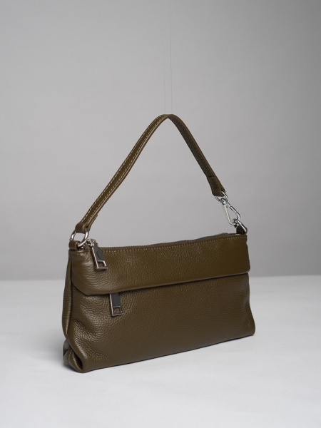 фото 451-97 9020 Клатч женский натуральная кожа Ludor хаки