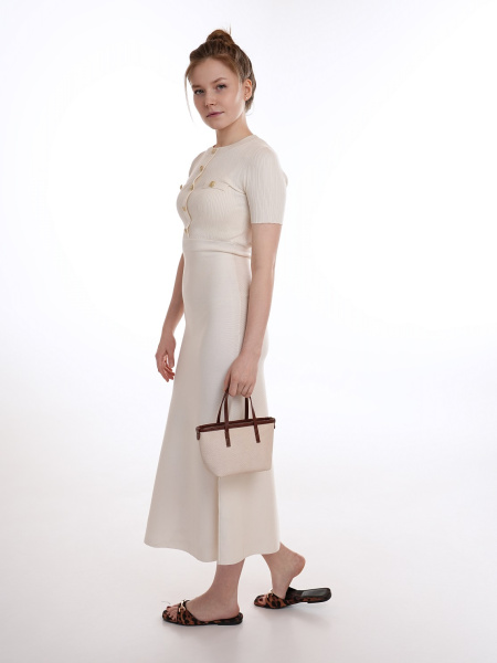 фото 454-19 550266 Сумка кросс-боди женская экокожа Ludor бежевый