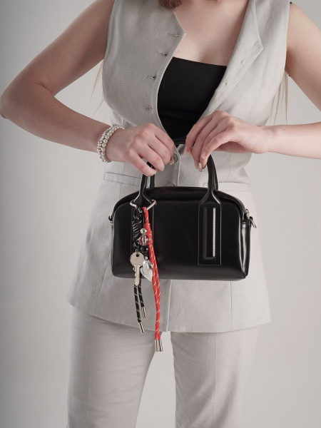 447-26 550206 Сумка тоут женская экокожа Ludor молочный