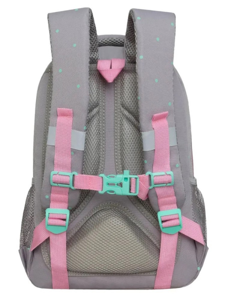 фото 429-12 RG-460-1 Рюкзак для девочки Grizzly серый