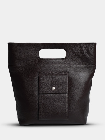 фото 448-82 1878 Сумка шоппер женская натуральная кожа Ludor коричневый