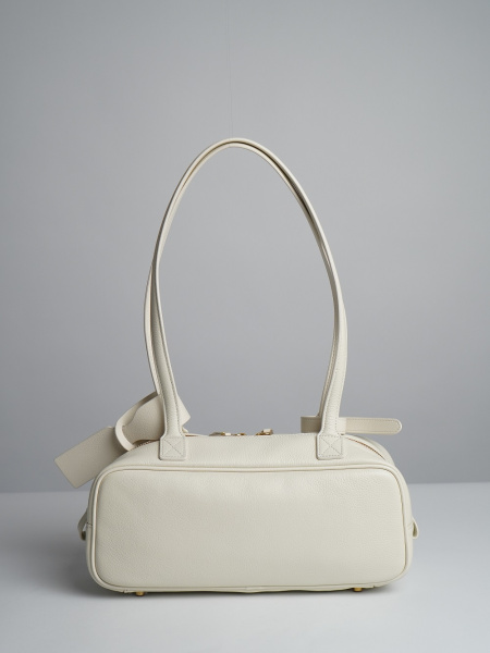 447-65 98111 Сумка тоут женская натуральная кожа Ludor молочный 447-65 98111 Сумка тоут женская натуральная кожа Ludor молочный