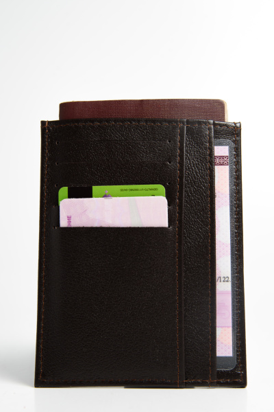 фото 347-63 П 118 Обложка для документов De-Gosa Коричневый