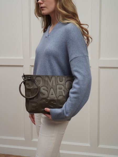 фото 446-69 8119 Сумка кросс-боди женская натуральная кожа Ludor молочный