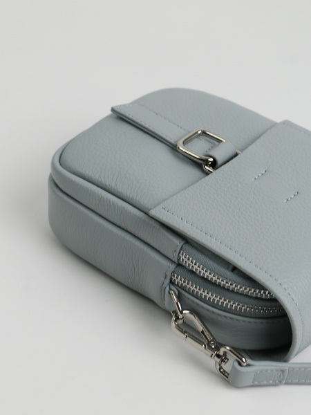 фото 454-76 788 Сумка кросс-боди женская натуральная кожа Ludor голубой