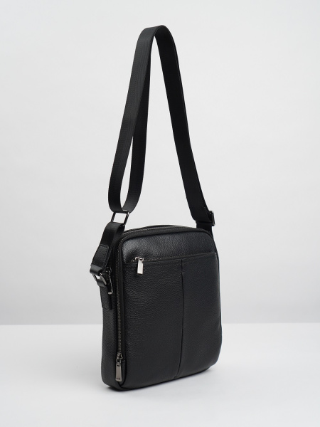 фото 453-71 1124-3 Сумка кросс-боди мужская натуральная кожа DE-GOSA черный