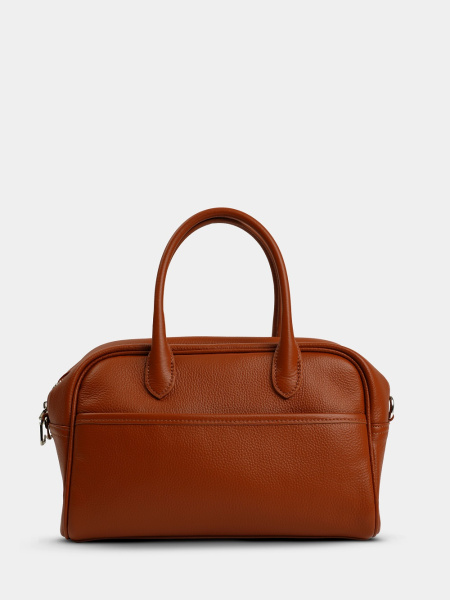 454-62 83681 Сумка тоут женская натуральная кожа Ludor кирпичный